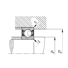 S S6010-2RSR, (j) DIN 625-1 ˜ʵҪߴ, ͸goɂ(c)ܷ