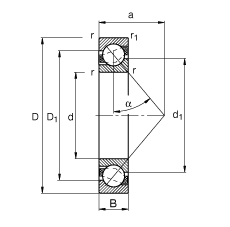 ǽ|S 7332-B-MP, (j) DIN 628-1 ˜ʵҪߴ磬|  = 40
