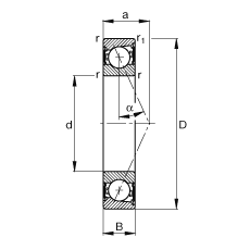 SS B7012-E-2RSD-T-P4S, {(dio)(ji)Ɍb|  = 25ɂ(c)ܷǽ|ƹ